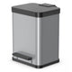 Hailo Hailo 0619-220 Öko Plus M Pedal Bin 17l Silber