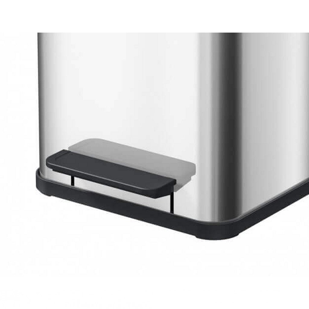 Hailo Hailo 0619-220 Öko Plus M Pedal Bin 17l Silber