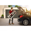 Hailo Hailo T80 Aluminium-Teleskopleiter 11 Stufen + Stabilisierungsstange 103-322 cm