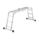 Hailo Hailo 7412-037 M60 Universal Aluminium Leiter 4x3m