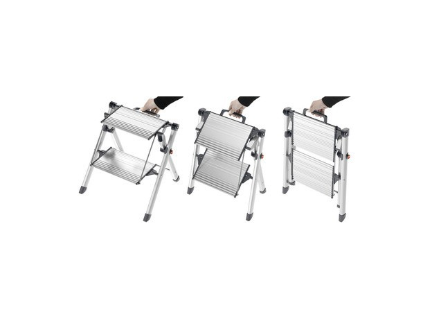 Hailo Hailo 4310-100 MK80 Comfortline Aluminium 2 Faltschritte