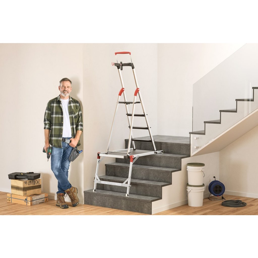 Hailo 9940-301 TP2 Pro Stapplatform Silberschwarz