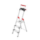 Hailo Hailo 8050-315 L95 Aluminium Haushaltstreppe 3 Stufen