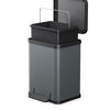 Hailo Hailo Oko Plus M Pedal Bin 17l dunkelgrau