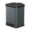 Hailo Hailo Oko Plus M Pedal Bin 17l dunkelgrau