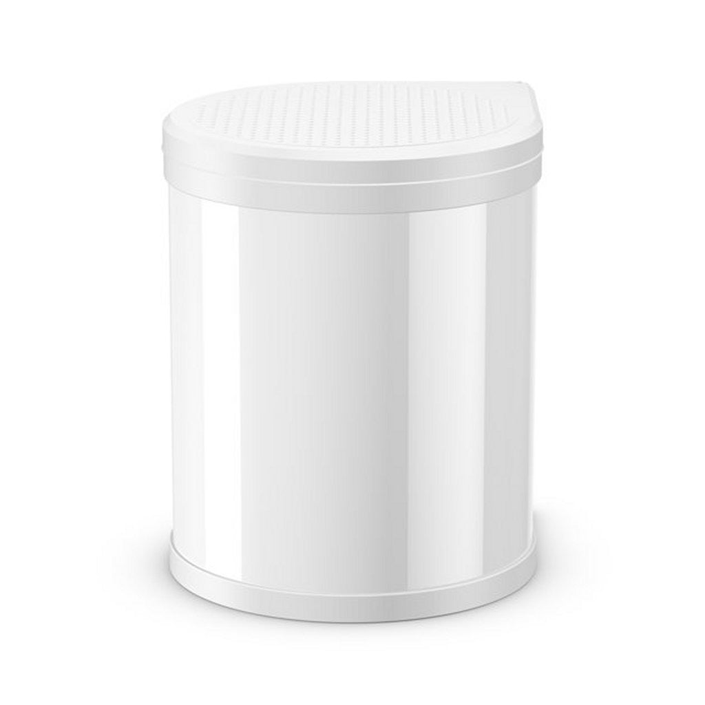 Hailo Hailo eingebaute Abfallbehälter Compact Box Größe M 15 l Weiß 3555-001
