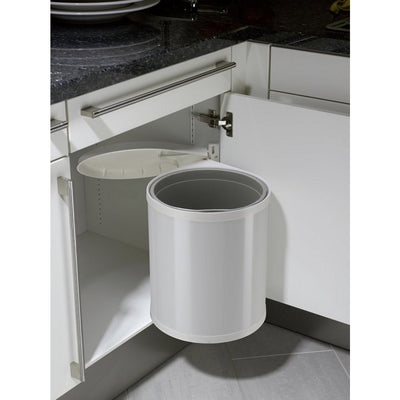 Hailo Hailo eingebaute Abfallbehälter Compact Box Größe M 15 l Weiß 3555-001