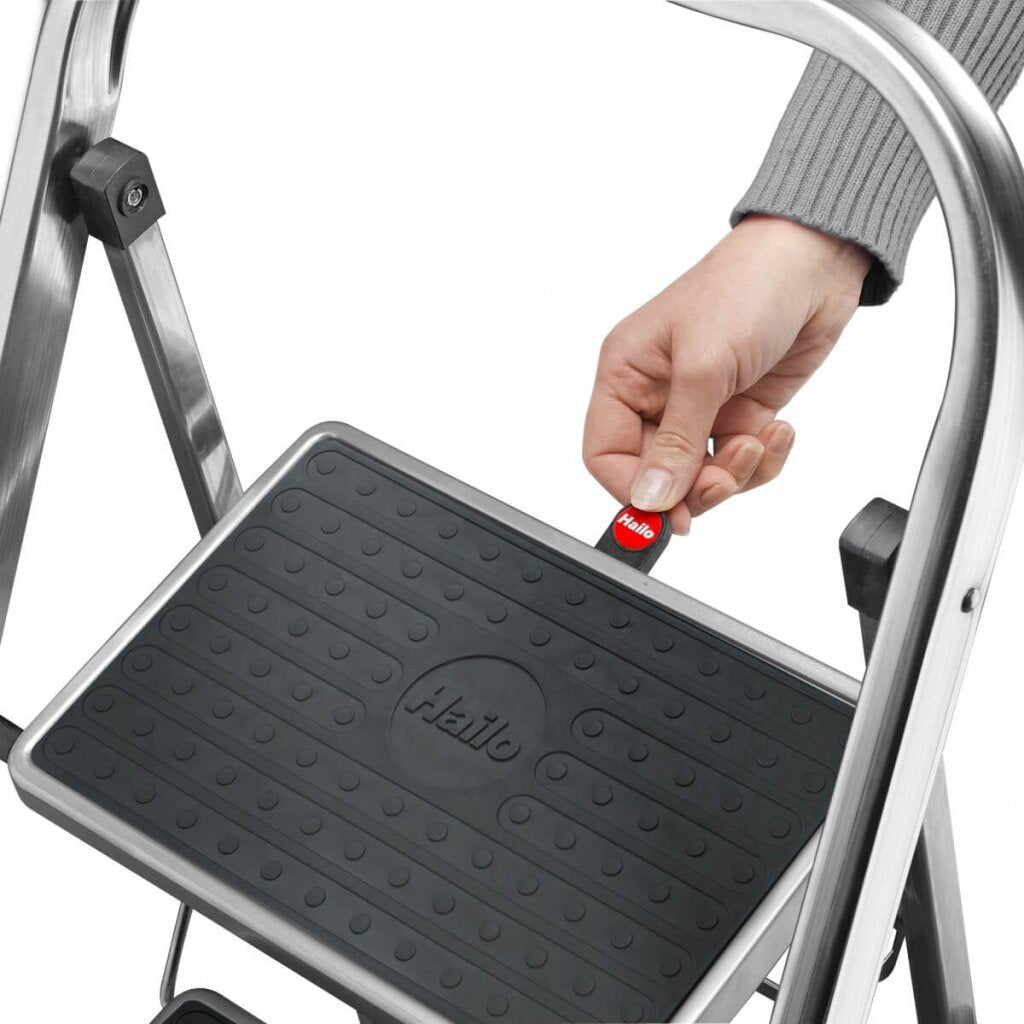 Hailo Hailo 4393-801 K60 Standardlinienfaltbare Treppe 3 Schritte