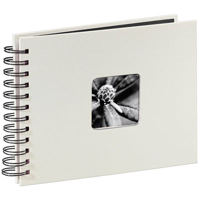 Hama Spiralalbum Fine Art 24 x 17 cm 50 schwarze Seiten Kreide