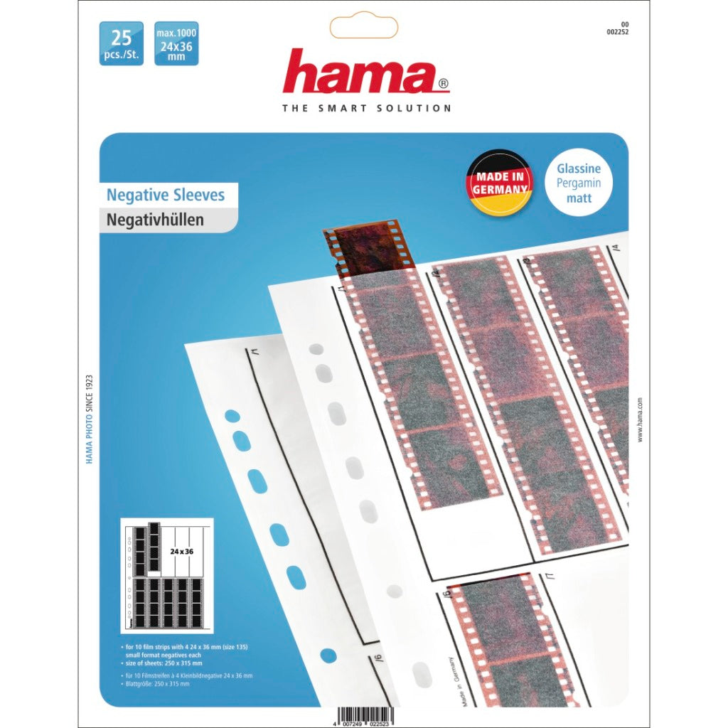 Hama negative Blätter Perg. 35mm 10x4 25st