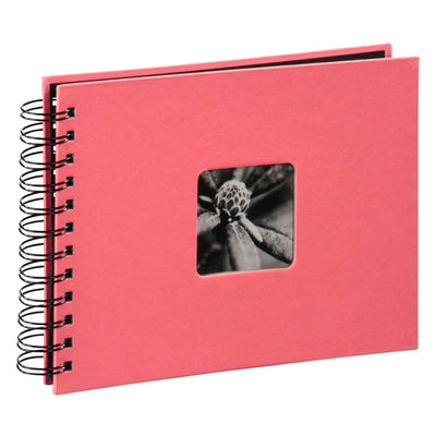 Hama spiral album fine art 24 x 17 cm 50 black pages flamingo