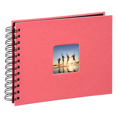 Hama spiral album fine art 24 x 17 cm 50 black pages flamingo