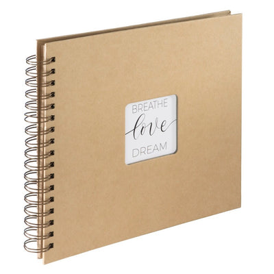Hama Spiral Album Craft 28 x 24 cm 40 Kraft Paper Seite #039;