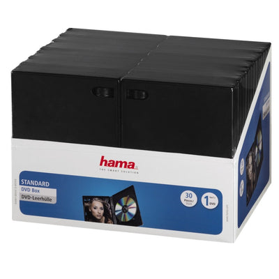 Hama DVD Box Black 30-Pack rot