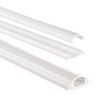 Hama PVC-Kabelkanal Halbrunde 100 3,5 0,9 cm Weiß