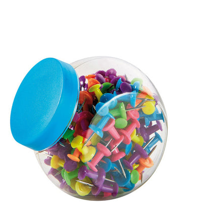Van der Doelen Alco AL-6600-26 Pushpin 150 STs in Schrauben-Cap-Box-Neonfarbe