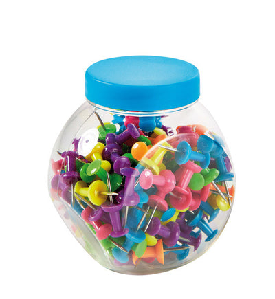 Van der Doelen Alco AL-6600-26 Pushpin 150 STs in Schrauben-Cap-Box-Neonfarbe