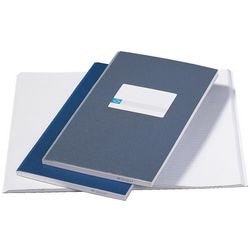 Register a1012–236, 80 g, m2, 16,5 x 21 cm, blaues Etikett, 60 Blatt