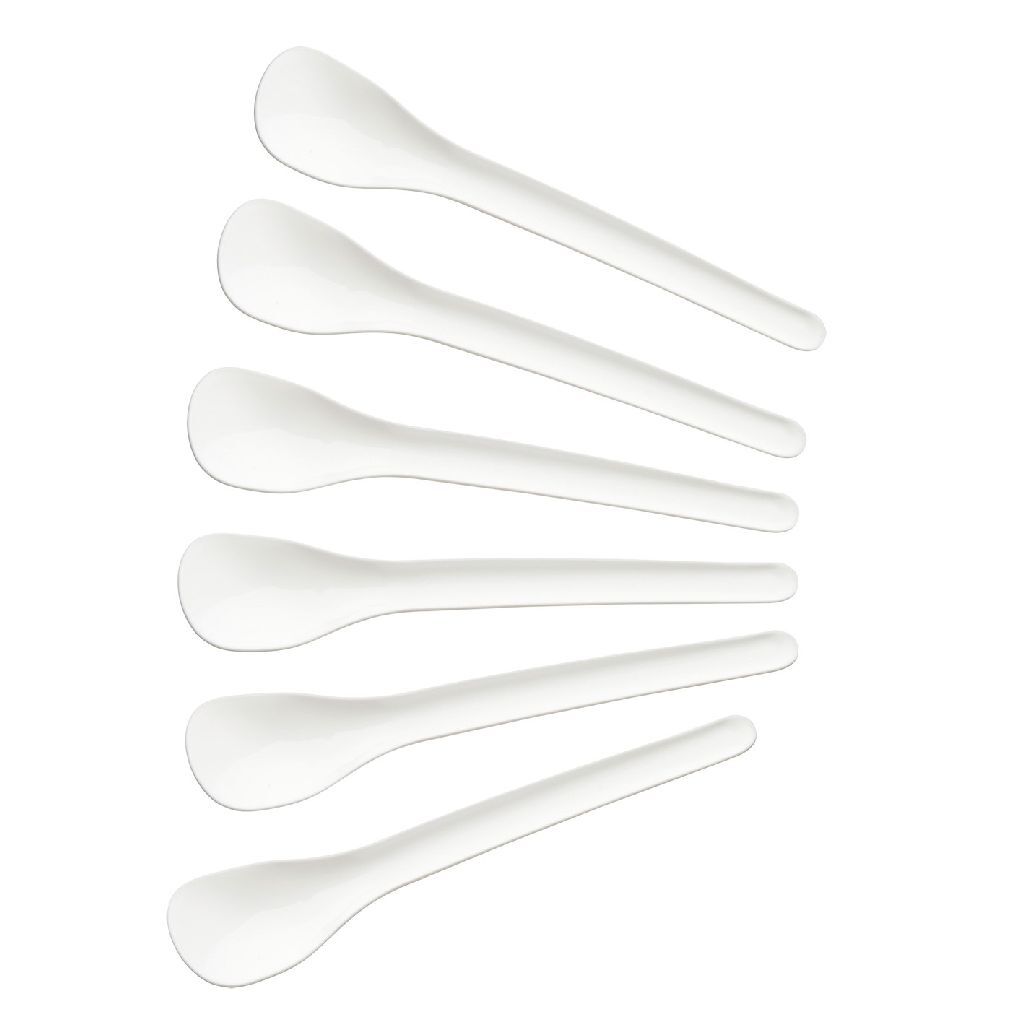 Fackelmann Fackelmann Eier Spoons 14 cm 6 Stücke Weiß