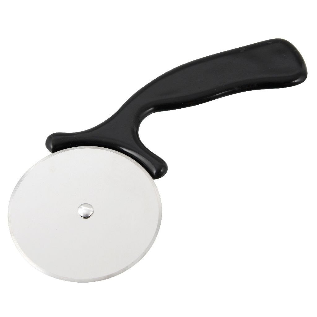 Fackelmann Fackelmann Basic Pizza Cutter 16 cm schwarzer PP Edelstahl