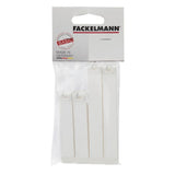 Fackelmann Fackelmann Basic Vershoud Clamp 11 und 8 cm Weiß 4 Stück - afbeelding 2
