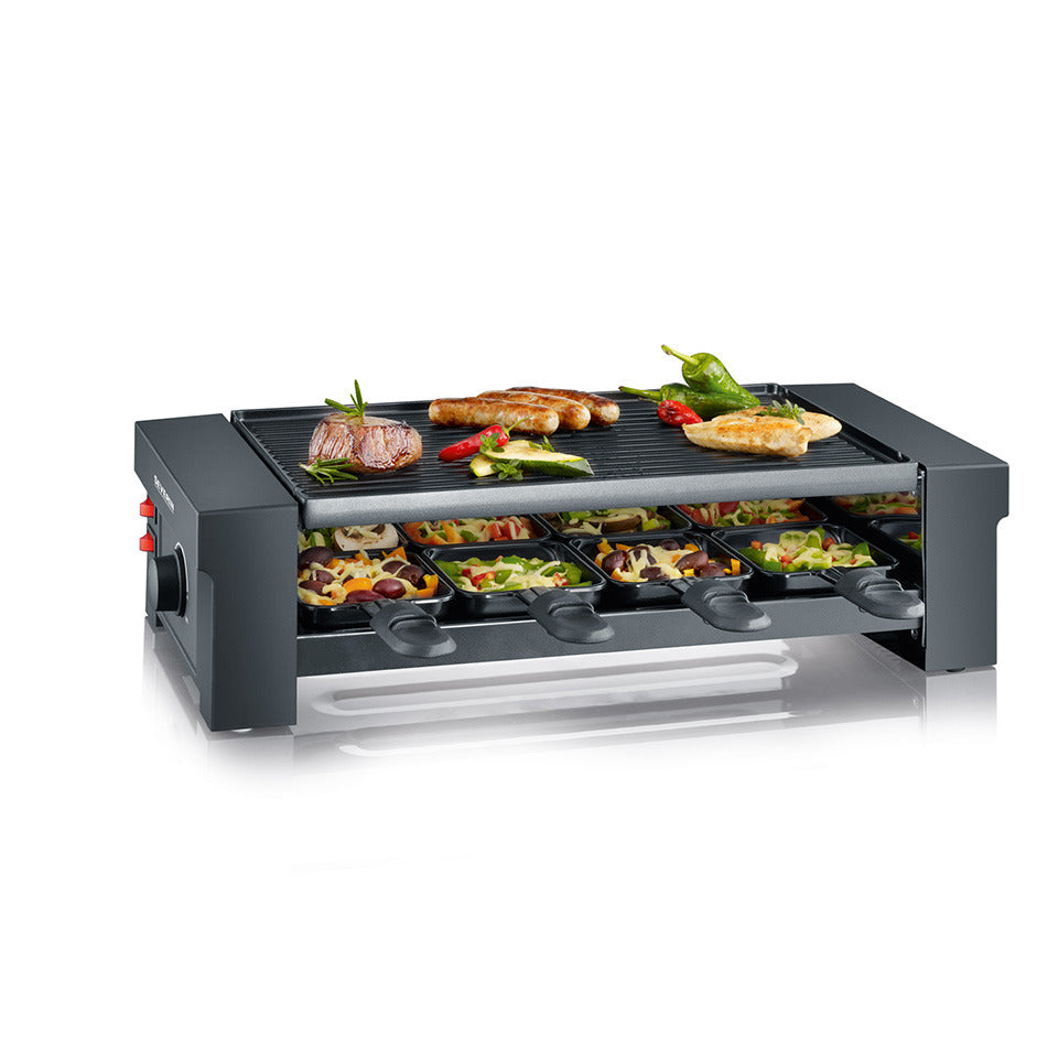 Severin Severin RG2687 Pizza Raclette Grill 1150W Schwarz