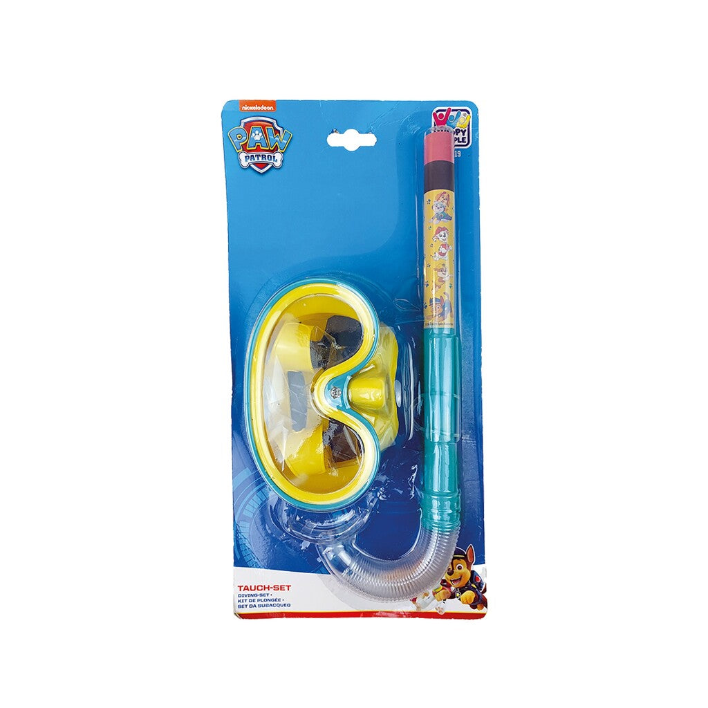 Pfotenpatrouille Kinderschnorchel Set Blau gelb