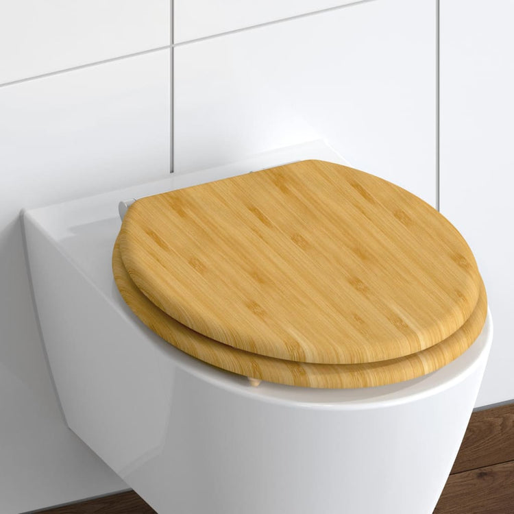 Schütte Schütte Toilettensitz mit weicher natürlicher Bambus