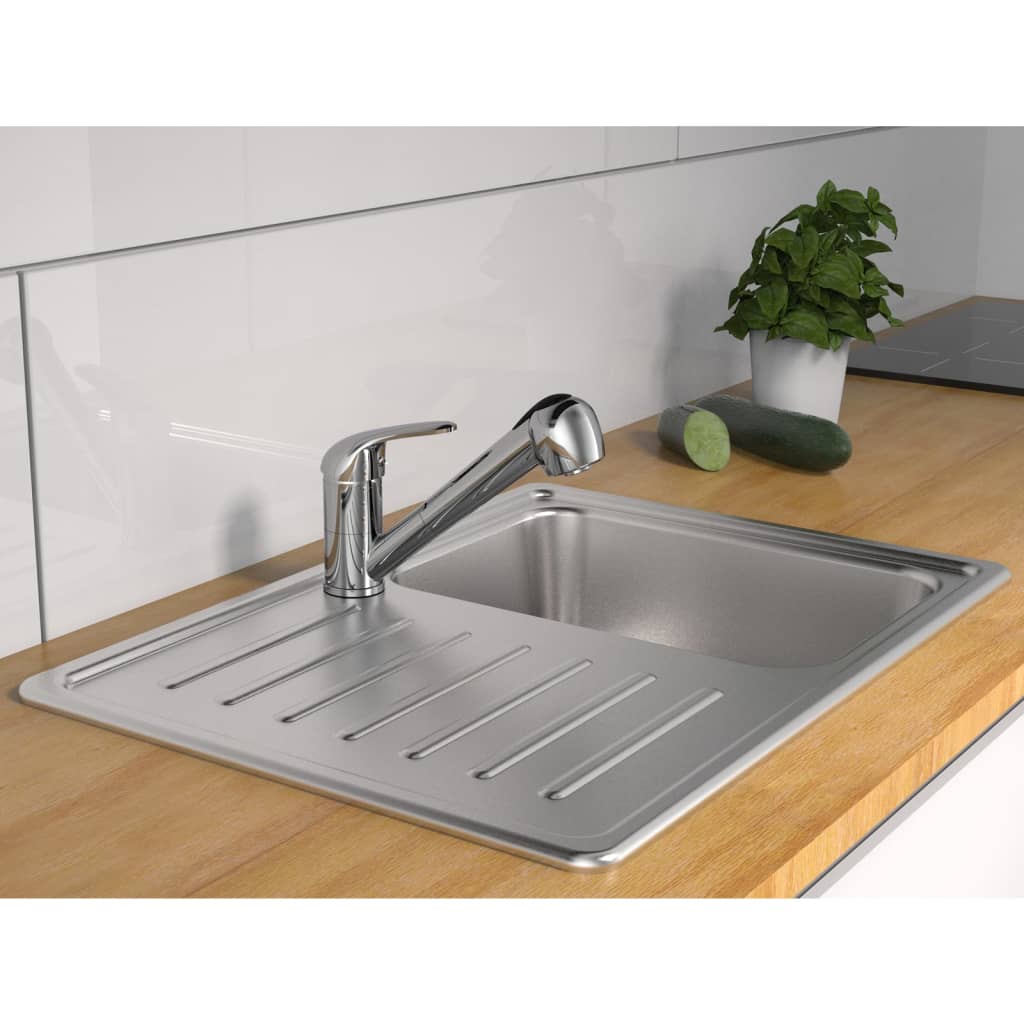 Schütte Schütte One -Button Mixer Excorable Spout Falcon Chrome -Anter