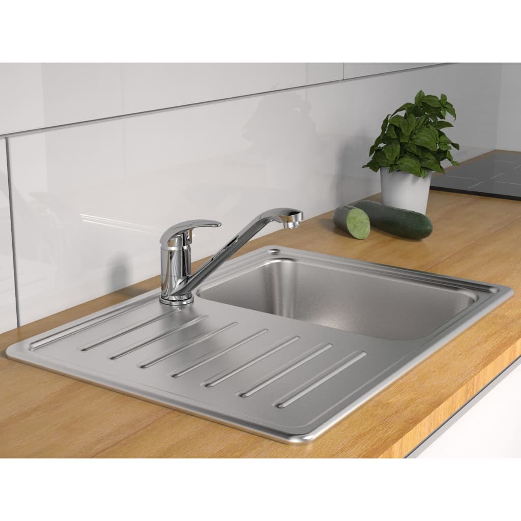 Schütte Schütte Eenknops -Mixer Albatros Chrom -gelenkt