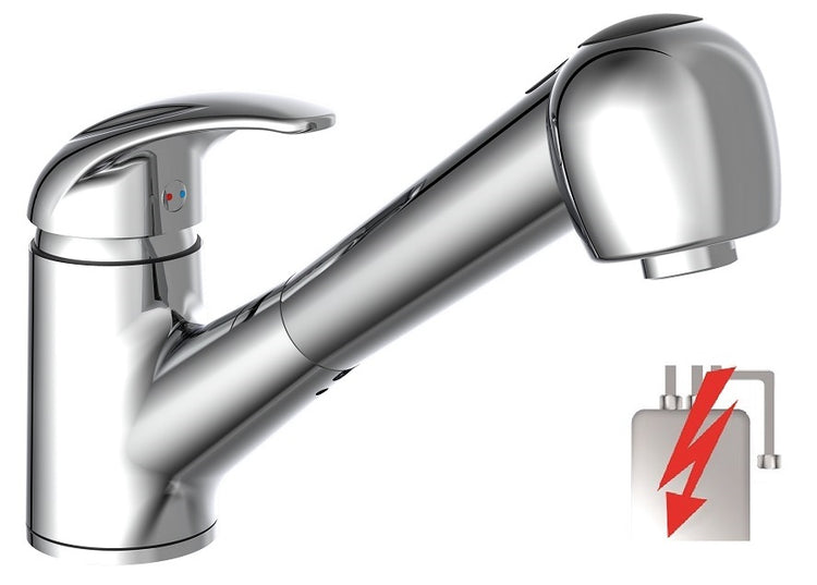 Schütte Schütte Eenknops Mixer Expendierende Albatros Chrom -Gelenke