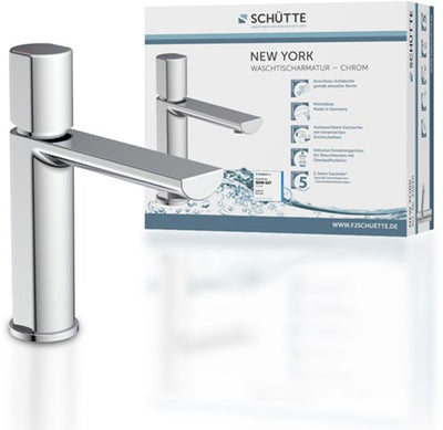 Schütte Schütte Washbeasin gemischt New York Chrom -gelenkt