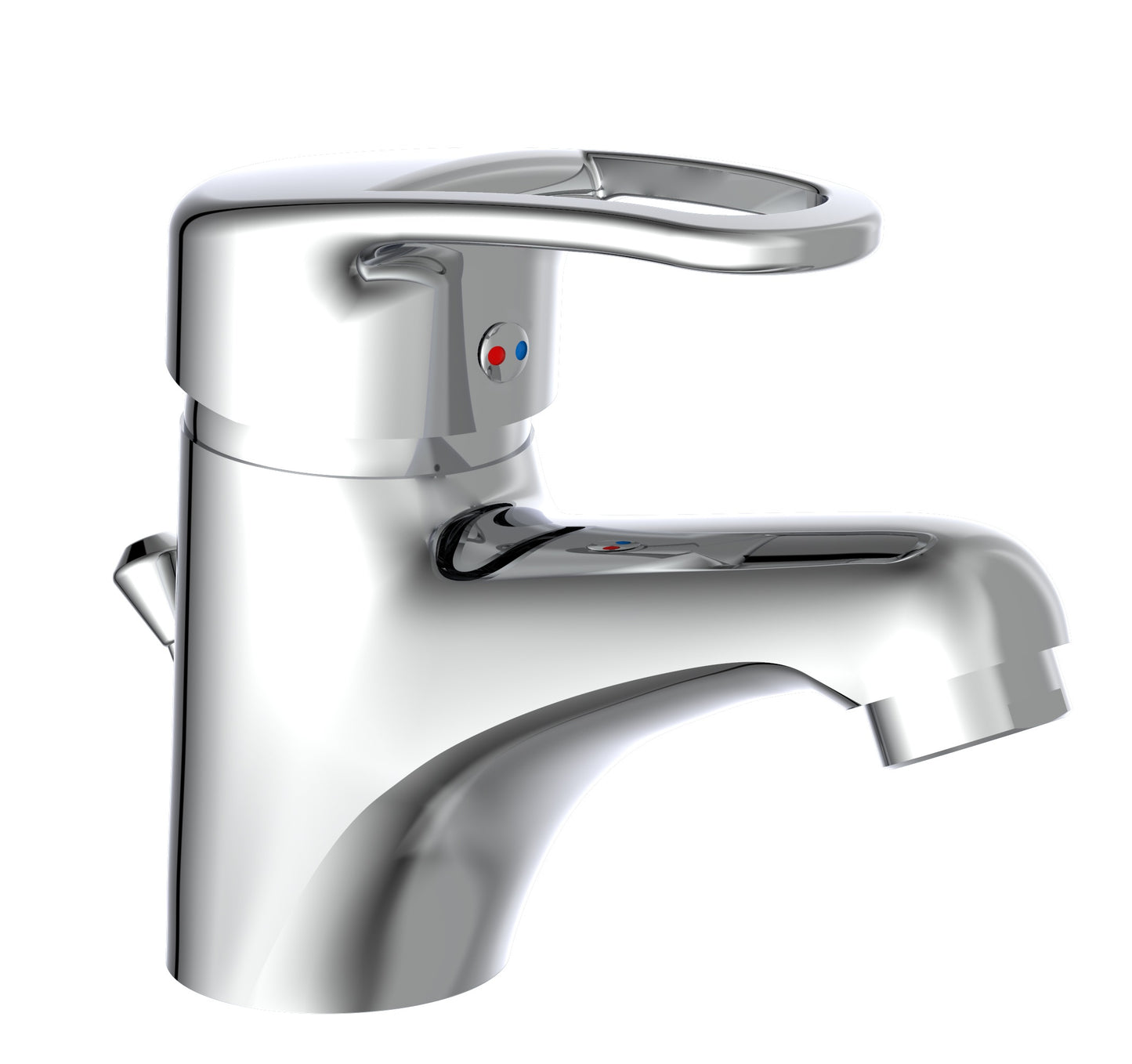 Schütte Schütte Washbeer Mixer Batoni Chrom -Verschärfung