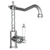 Schütte Schütte Ein -Tutton -Mixer mit einem Chrom -Verhütten mit hoher Leistung im alten Stil