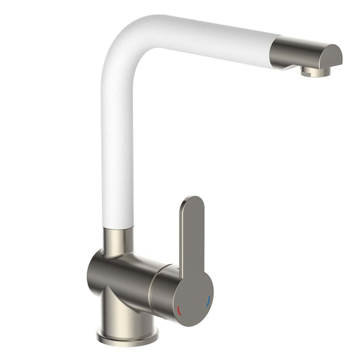 Schütte Schütte ein Tutton -Mixer mit hoher Ausgangsfärbung -freier Stahlmatte Weiß