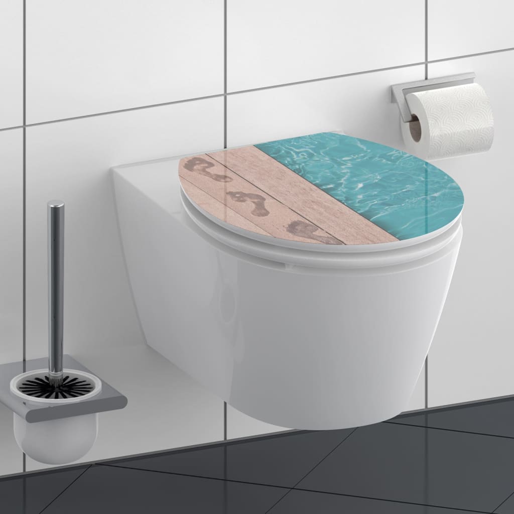 Schütte Schütte Toilettengläser mit weicher Stangenseite MDF Hochglanz
