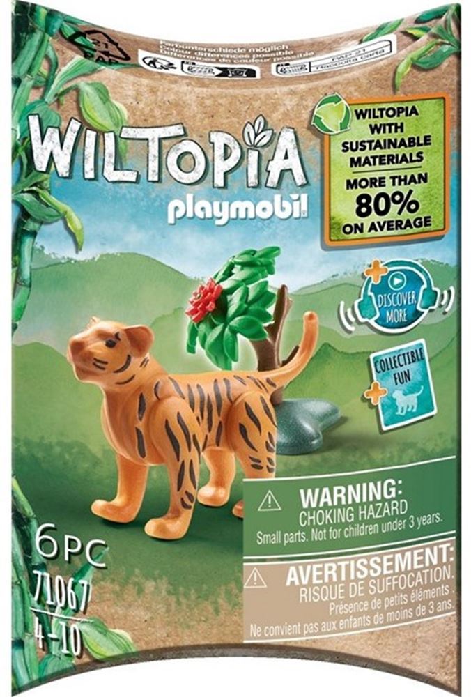 Playmobil Wiltopia Babytiger. 7x12cm