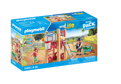 Playmobil City Life Timmerman auf dem Weg zum Job