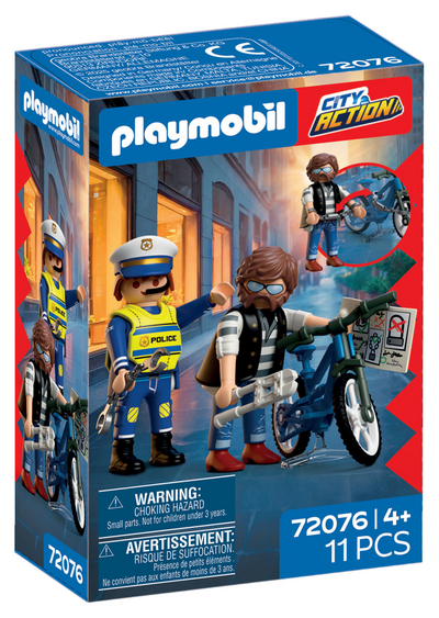 Playmobil 72076, Polizist und Verbrecher, Action-Abenteuer, 4 Jahre, mehrfarbig, Kunststoff