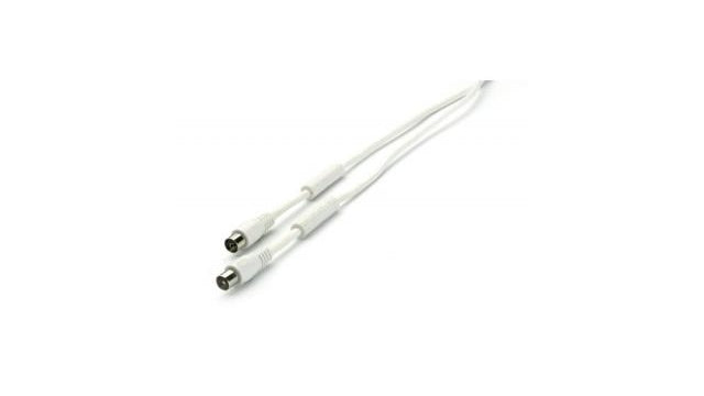 Vivanco Vivanco 43049 TV -Radio -Antennenkabel 5 m mit Ferritkern