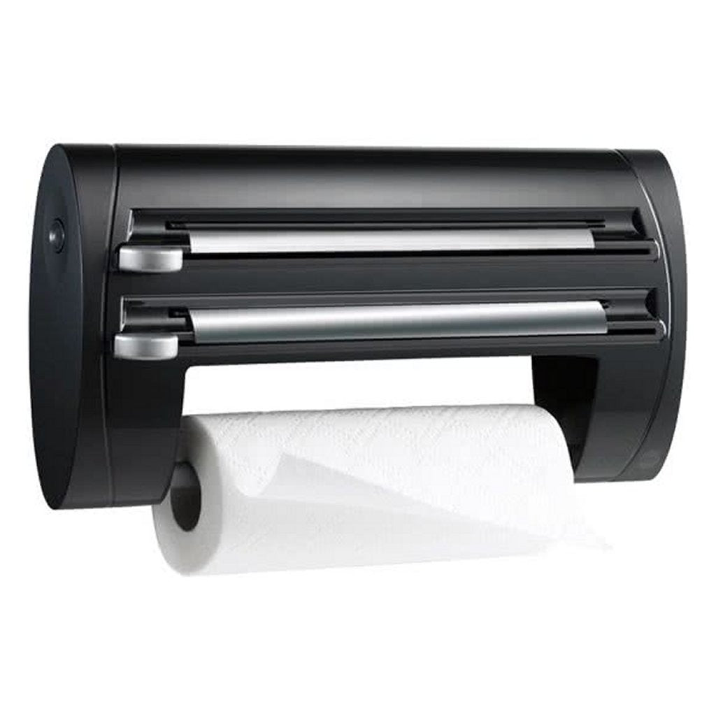 Emsa Superline Küchenrollenhalter 3-teilig schwarz