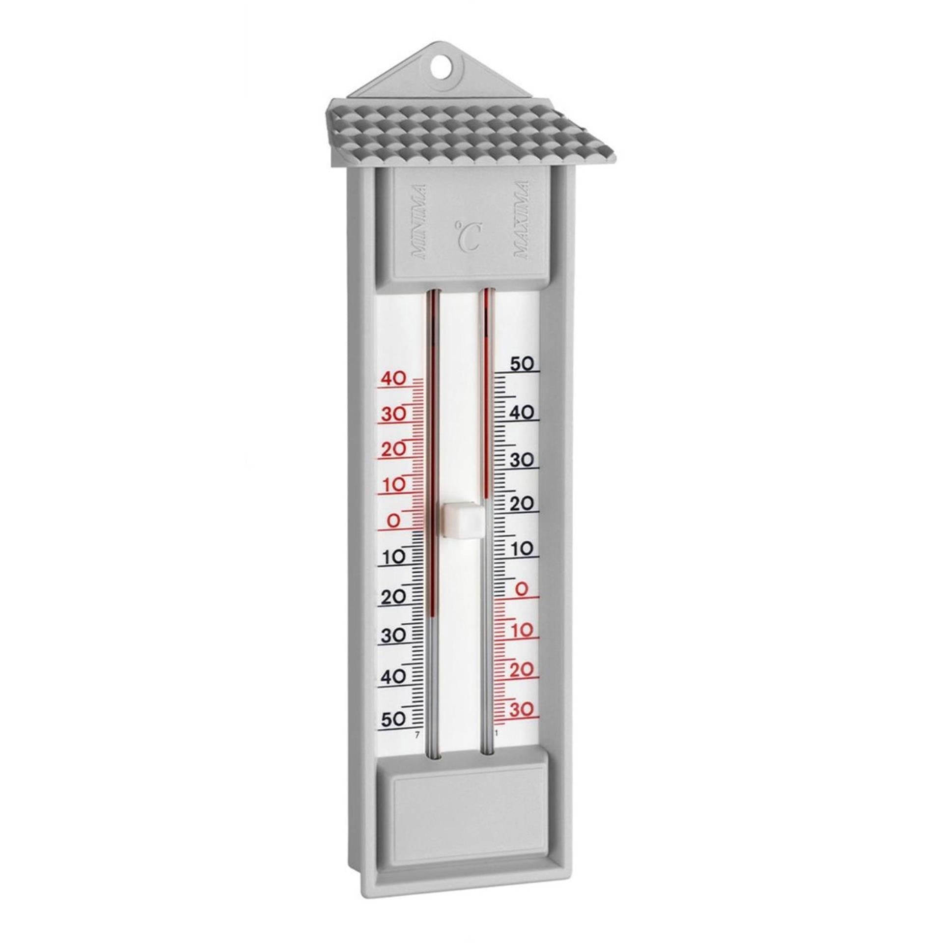 Tfa Dostmann TFA Thermometer Min Max Kunststoff grau