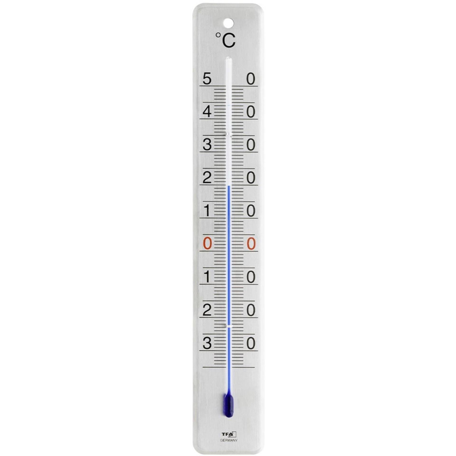 Tfa Dostmann TFA Innen-Außenthermometer Edelstahl 28cm