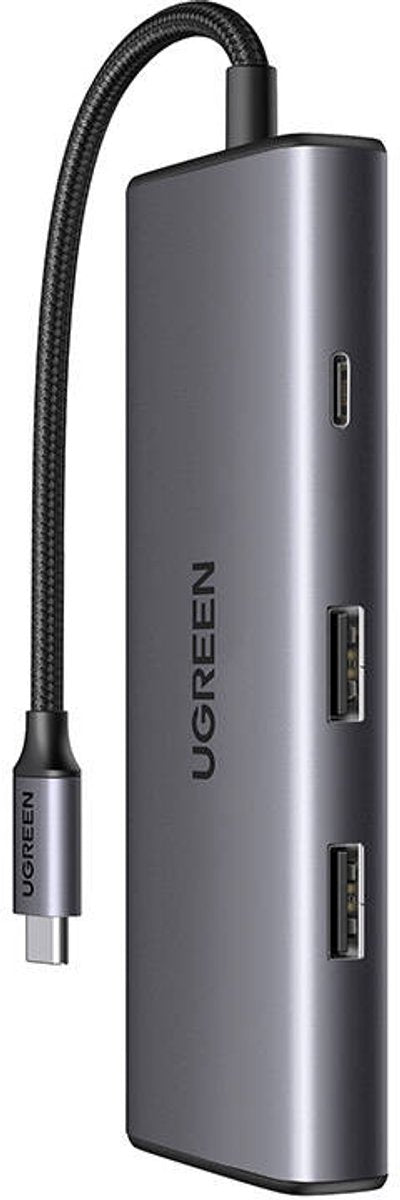 Ugreen Adapter Hub 7-in-1 revodok pro USB auf 2x USB-A 3.2, USB-C 3.2, SD TF, PD