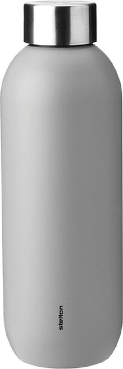 Stelton Keep Cool - Thermoskanne - Edelstahl - 600 ml - Hellgrau