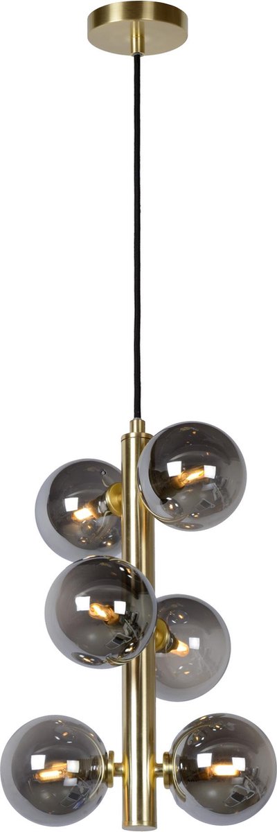 Lucide Tycho - Hängelampe - ø 25,5 cm - 6xg9 - mattgoldenes Messing