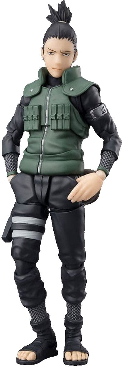 Bandai Tamashii Nations Naruto Shippuden S.H. Figuarts Actionfigur Shikamura Nara Brillanter Stratege 15 cm Actionfigur