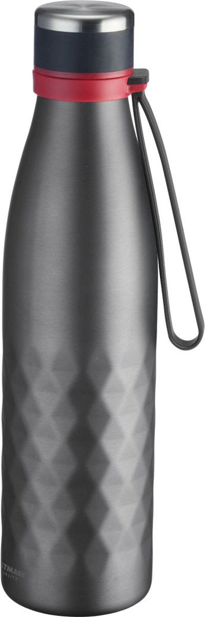Westmark viva doppelwandige Isolierflasche aus Edelstahl Anthrazit 700ml