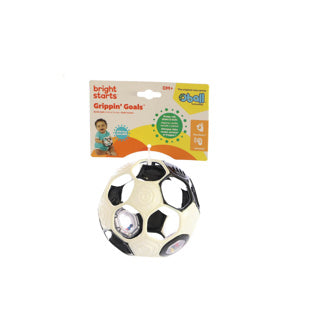 OBALL Rasseln Fußball Schwarz und Weiß