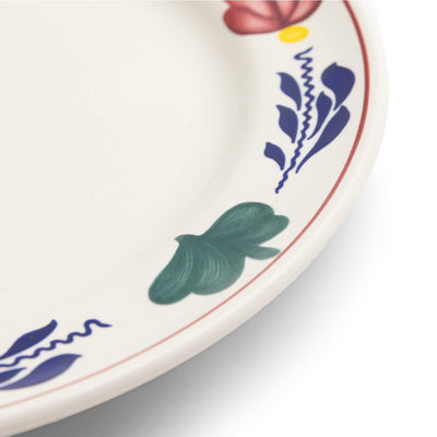 Boerenbont Frühstücksteller Durchmesser 21 cm, Schachtel mit 6 Steingutstücken